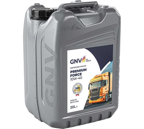 Моторное масло GNV Premium Force 10W-40, CI-4/SL, канистра 20 л GPF1011404014511040020