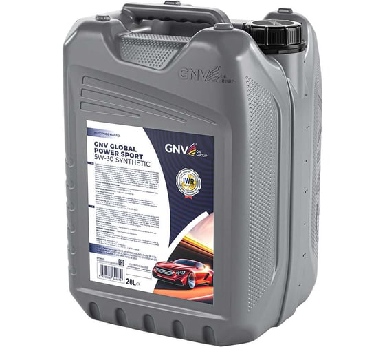 Моторное масло GNV Global Power Sport Synthetic 5W-30, C3, SN/CF, 20 л GPS1010564010130530020