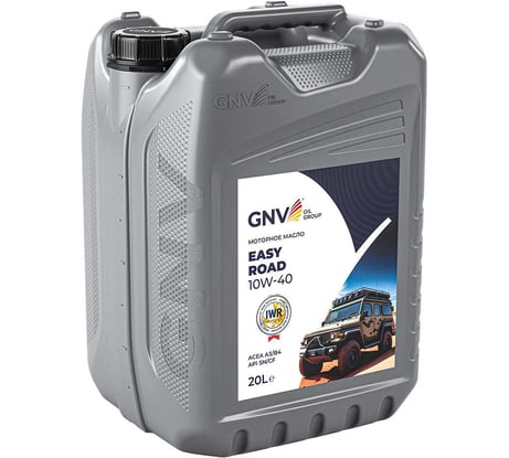 Моторное масло GNV Easy Road 10W-40, SN/CF, канистра 20 л GER1011180014511040020