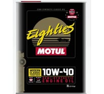 Всесезонное моторное масло MOTUL CLASSIC EIGHTIES полусинтетическое, 10W40, 2 л 110619