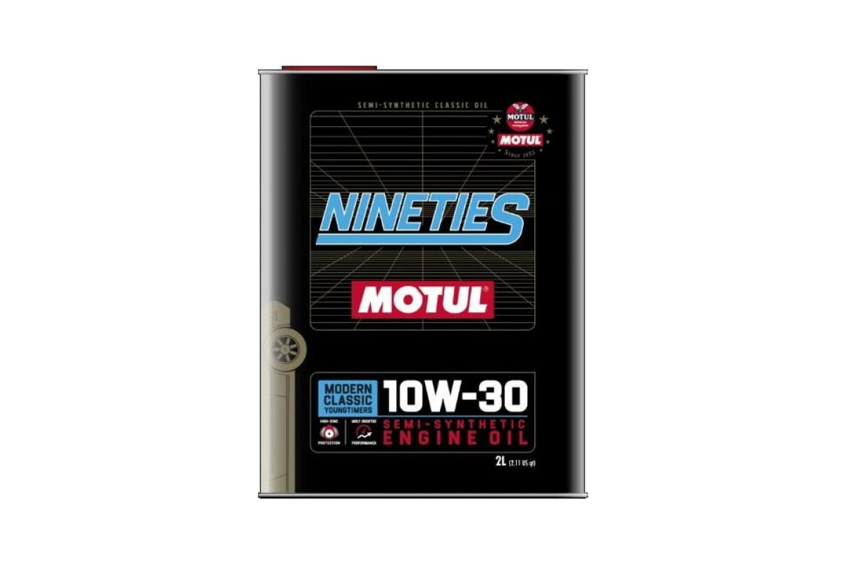 Всесезонное моторное масло MOTUL CLASSIC NINETIES 10W30, 2 л ...