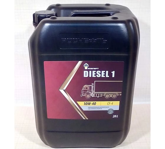 Моторное масло Роснефть Diesel 1 10W-40, канистра 20л 10120