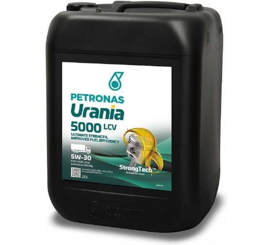Синтетическое моторное масло Petronas URANIA 5000 LCV, 5W-30, 20 л 71712RK1EU