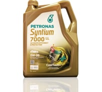 Синтетическое моторное масло Petronas SYNTIUM 7000 LL 0W20, 5л 70719M12EU