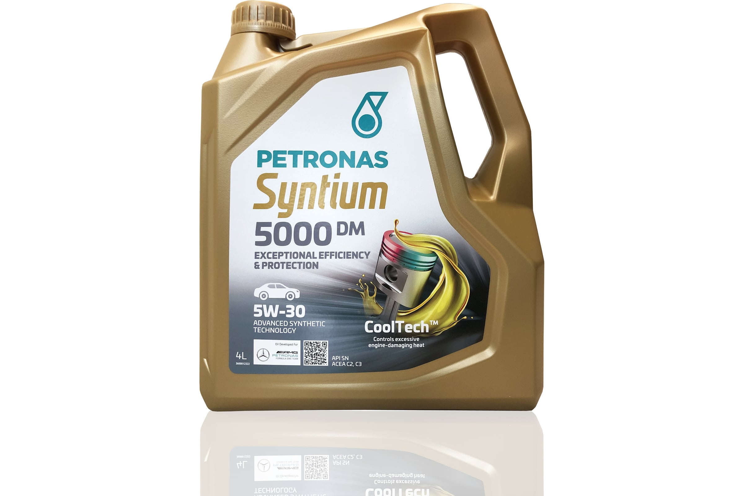 СинтетическоемоторноемаслоPetronasSYNTIUM5000DM5W-30,4л70644K1YEU