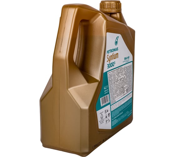 Синтетическое моторное масло Petronas SYNTIUM 3000 E, 5W40, 4 л 70134K1YEU