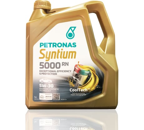 Моторное масло Petronas SYNTIUM 5000 RN синтетическое, 5W30 70543K1YEU
