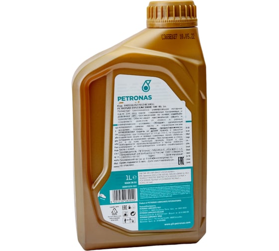 Моторное масло Petronas SYNTIUM 3000 E синтетическое, 5W40 1л. /18051619 70134E18EU 70731E18EU