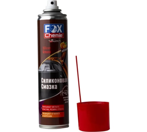 Силиконовая смазка Fox Chemie с ароматом апельсина 0,4л LMF56