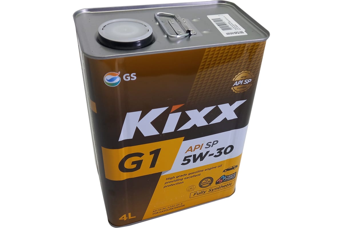 Синтетическое моторное масло KIXX G1 5W-30 API SP 4л L215344TE1 .