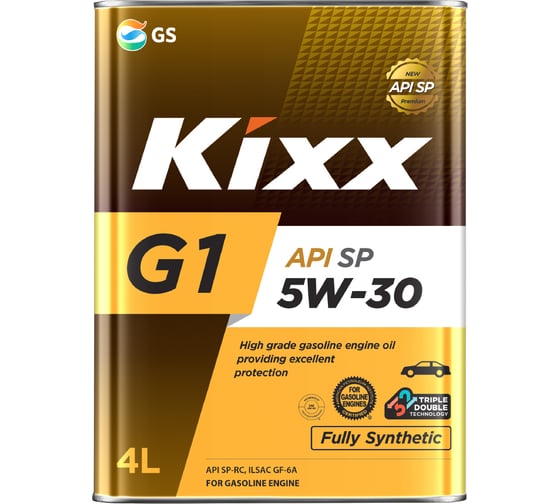 Синтетическое моторное масло KIXX G1 5W-30 API SP 4л L215344TE1