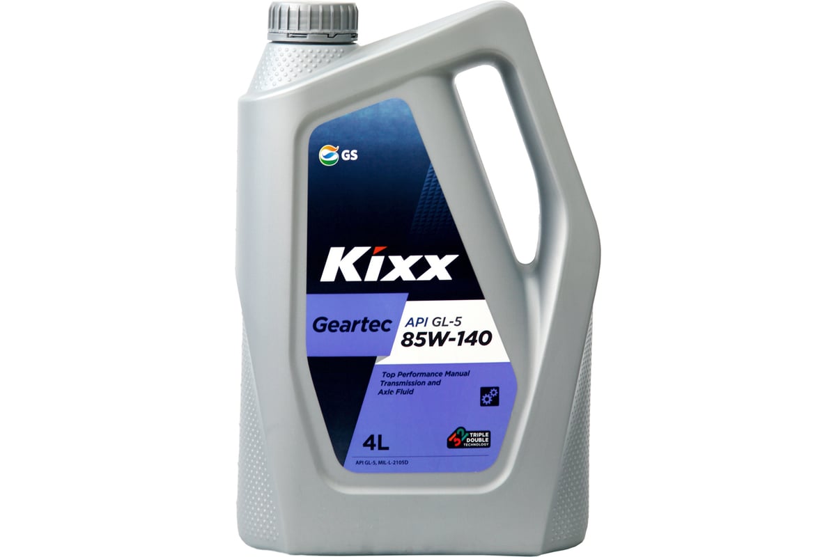 Полусинтетическое трансмиссионное масло KIXX GEARTEC GL-5 85W-140 4л ...
