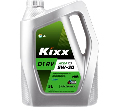 Моторное масло KIXX D1 RV C3 5w-30 API SN, ACEA C3 / 5л синт. L3034350E1