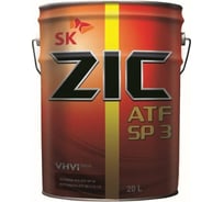 Синтетическое масло ZIC для автоматических трансмиссий ATF SP 3 20л 192627