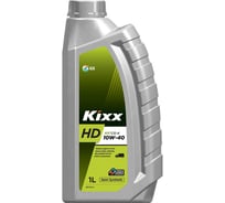 Полусинтетическое моторное масло KIXX для дизельных двигателей HD 10w-40 API CG-4 1л L5255AL1E1