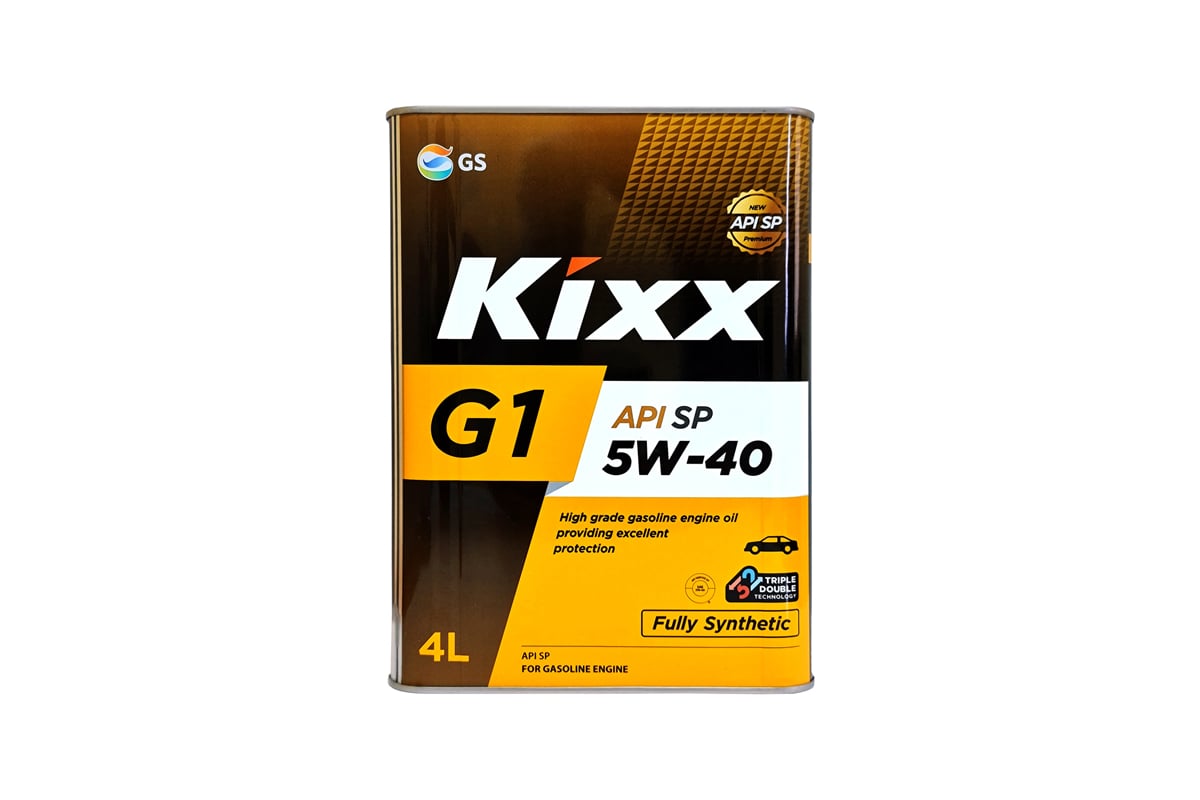 Синтетическое моторное масло KIXX G1 5W-40 API SP 4л L215444TE1