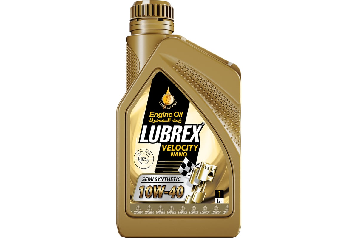 Полусинтетическое моторное масло LUBREX VELOCITY NANO 10W-40, 1л 866856 .