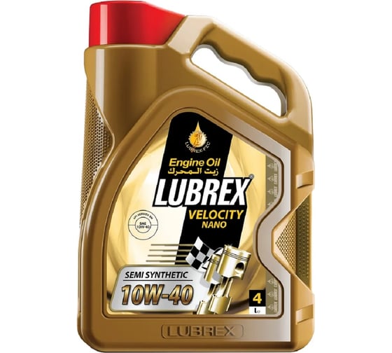 Полусинтетическое моторное масло LUBREX VELOCITY NANO 10W-40, 4 л 867884 1