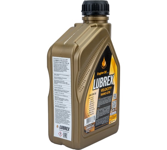 Cинтетическое моторное масло LUBREX VELOCITY NANO GTR 5W-30, 1л 863831