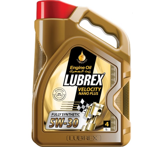 Синтетическое моторное масло LUBREX VELOCITY NANO PLUS 5W-30, 4л 866863