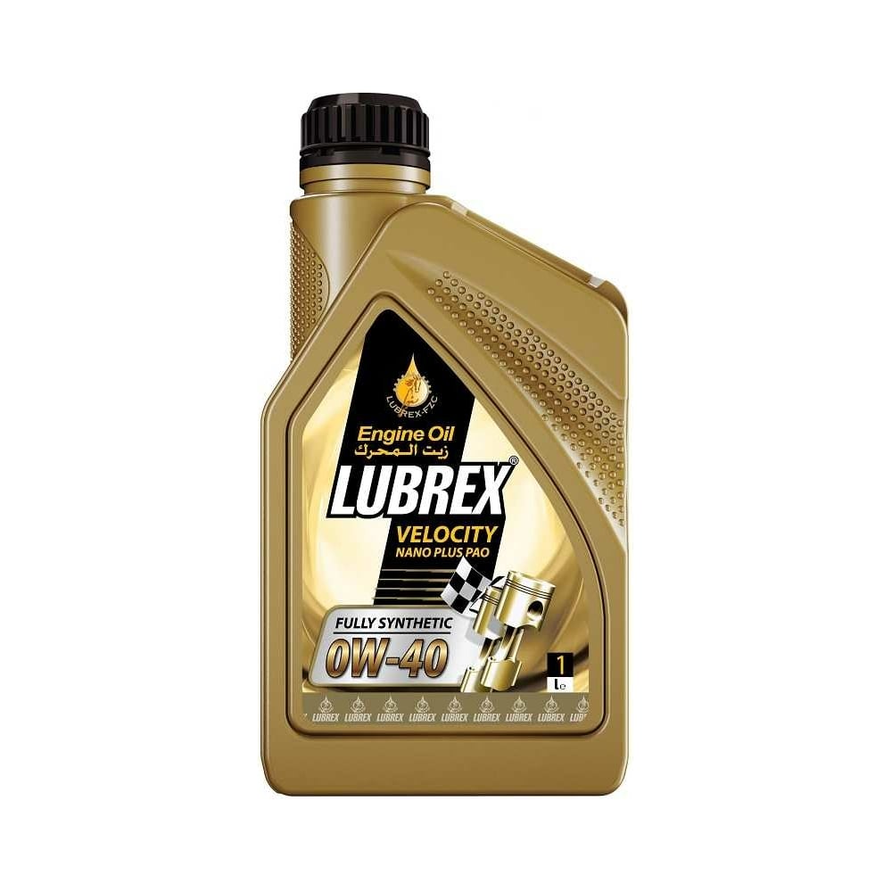 Синтетическое моторное масло LUBREX VELOCITY NANO PLUS PAO SAE 0W-40 ...
