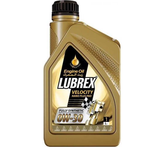 Синтетическое моторное масло LUBREX VELOCITY NANO PLUS PAO SAE 0W-30, 1л 124628