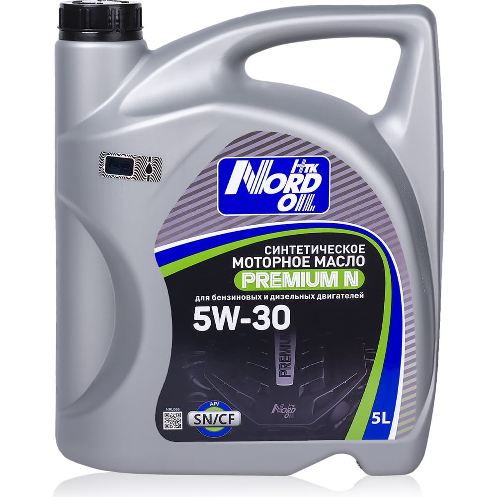 Моторное масло NORD OIL Premium N 5W-30 SN/CF, 5 л NRL068 - выгодная ...