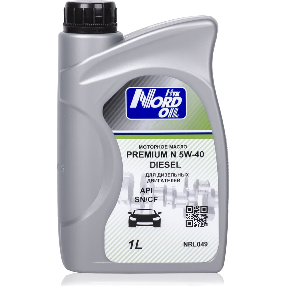 Моторное масло NORD OIL Premium N dizel 5W-40, SN/CF, 1л NRL049 ...