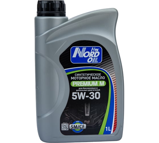 Моторное масло NORD OIL Premium М 5W-30 SM/CF, 1л NRL017