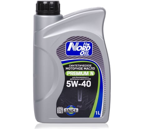 Моторное масло NORD OIL Premium N 5W-40, SN/CF, 1л NRL001