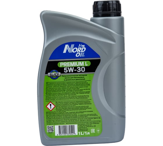 Моторное масло NORD OIL Premium L 5W-30, SL/CF 1л NRL081