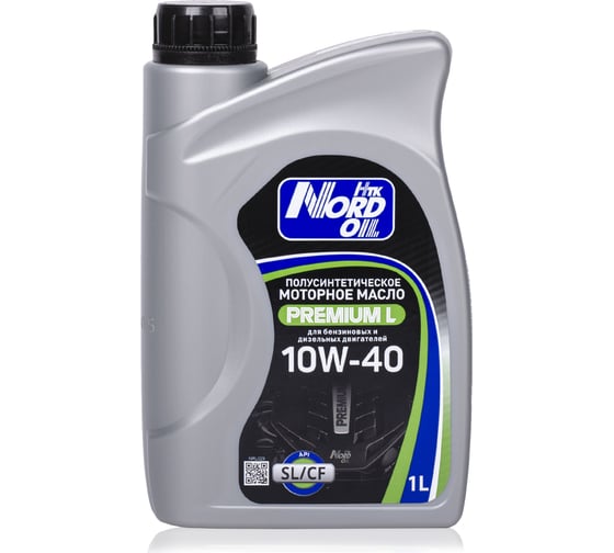Моторное масло NORD OIL Premium L 10W-40 SL/CF, 1л NRL029 1