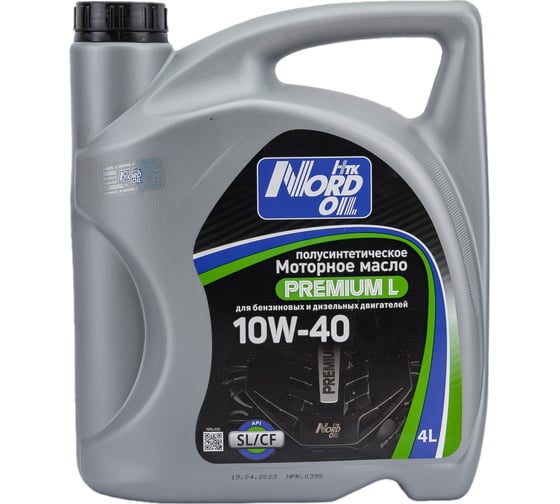 Моторное масло NORD OIL Premium L 10W-40 SL/CF, 4л NRL030