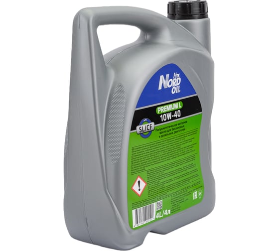 Моторное масло NORD OIL Premium L 10W-40 SL/CF, 4л NRL030