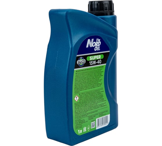 Моторное масло NORD OIL Super 15W-40 SG/CD, 1л NRL041