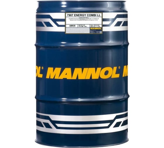 Синтетическое моторное масло 5W30 MANNOL ENERGY COMBI LL, 208 л 1034 1