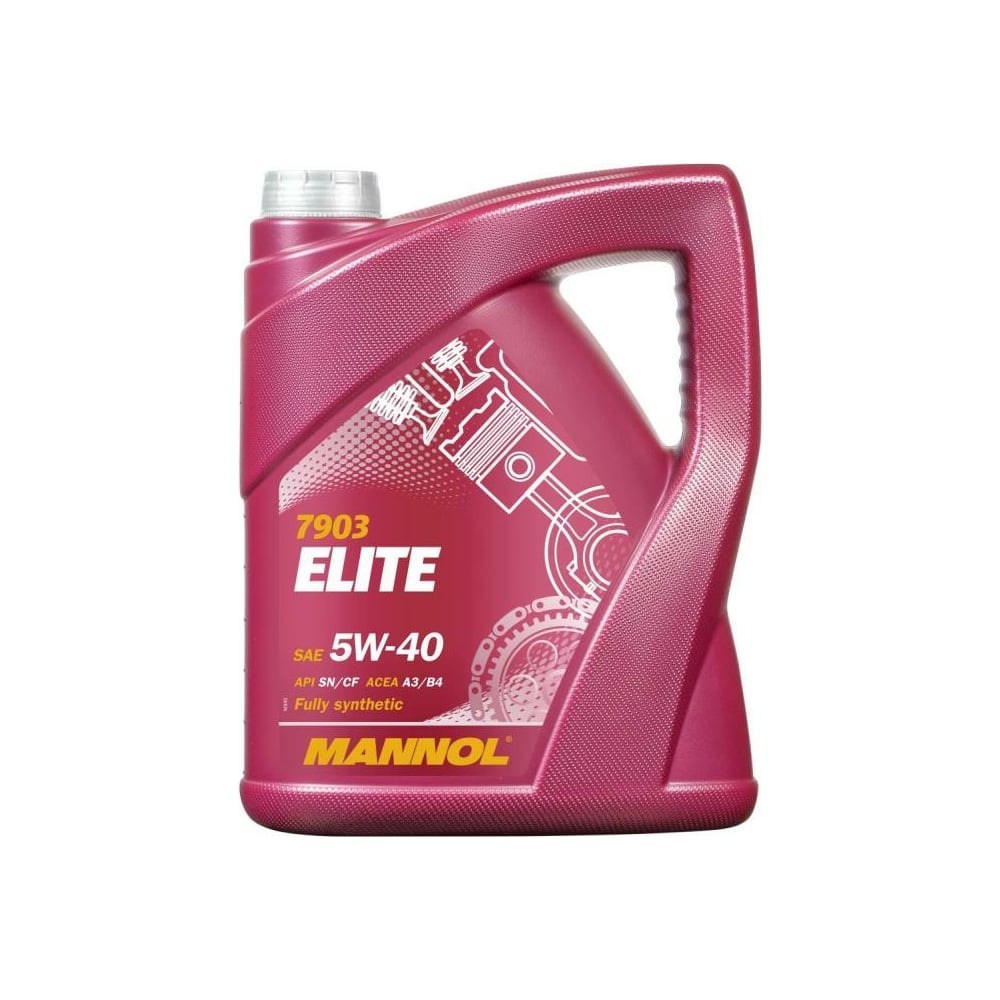 Синтетическое моторное масло MANNOL ELITE 5W40 5 л 79035 - выгодная ...