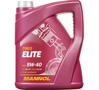 Синтетическое моторное масло MANNOL ELITE 5W40 5 л 79035