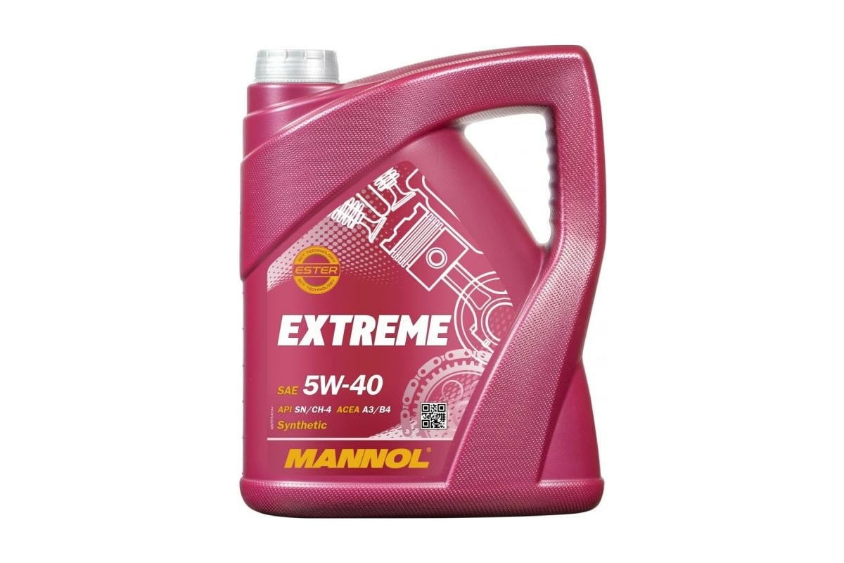 Синтетическое моторное масло MANNOL EXTREME 5W40 5 л 1022 - выгодная .
