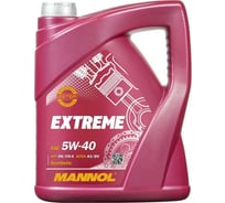 Синтетическое моторное масло MANNOL EXTREME 5W40 5 л 1022