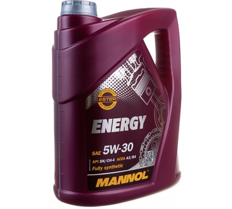 Синтетическое моторное масло MANNOL ENERGY 5W30 5 л 75115