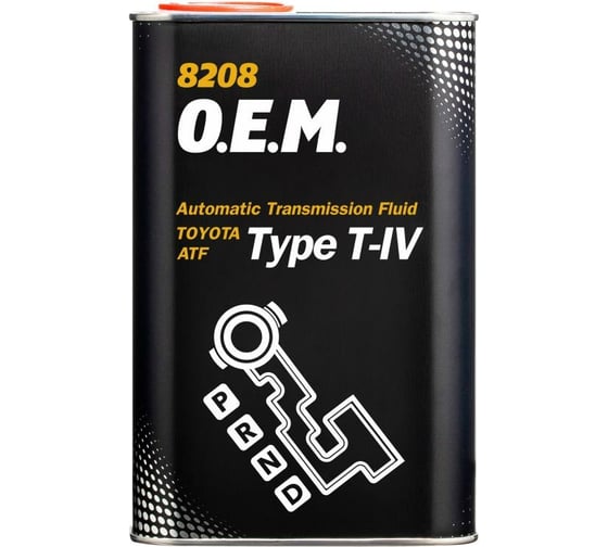 Синтетическая трансмиссионная жидкость MANNOL ATF T-IV 1 л, metal 3051