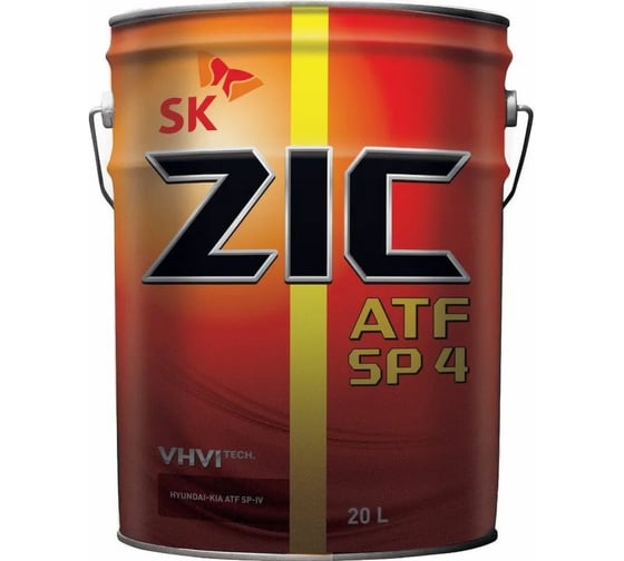 Синтетическое масло ZIC для автоматических трансмиссий ATF SP 4 20л 192646
