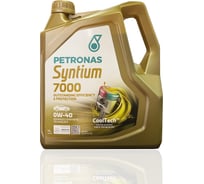 Моторное масло Petronas SYNTIUM 7000 синтетическое, 0W40, 4 л 70001K1YEU