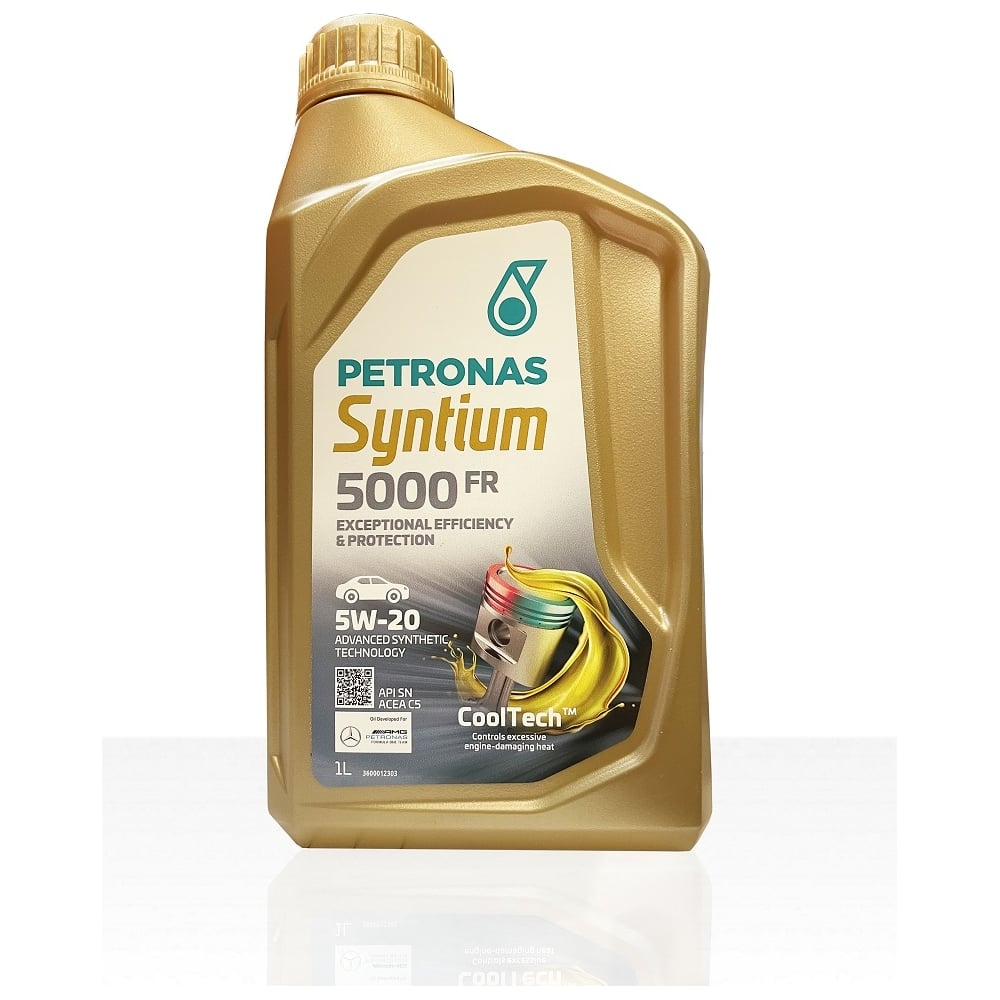 Синтетическое моторное масло Petronas SYNTIUM 18371619 5000 FR, 5W-20  18371619/ 70265E18EU - выгодная цена, отзывы, характеристики, фото - купить  в Москве и РФ