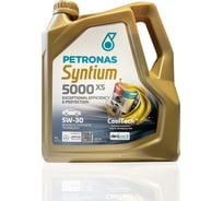 Моторное масло Petronas SYNTIUM 5000 XS синтетическое, 5W30, 4 л 70660K1YEU 23562195