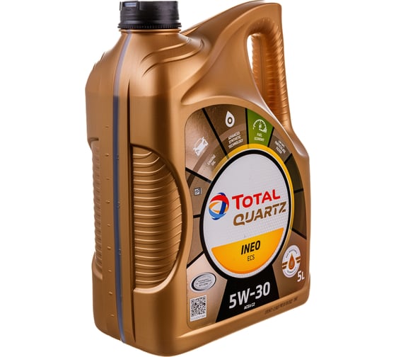 Масло для 4-х тактных двигателей TOTAL (11772) QUARTZ INEO ECS 5W30, 5 л 213683
