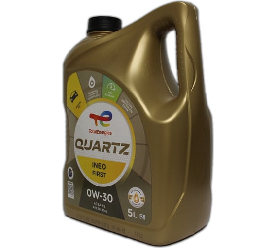 Моторное масло TOTAL QUARTZ INEO FIRST 0W-30 (5л), (Франция), 213833