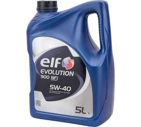 Моторное масло для 4-х тактных двигателей ELF EVOLUTION 900 NF 5W40, 5л 213908
