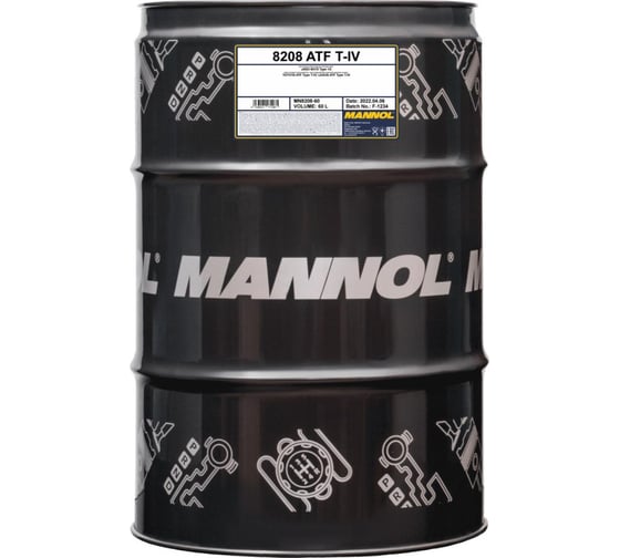 Синтетическая трансмиссионная жидкость MANNOL ATF T-IV, 60 л 3039 1